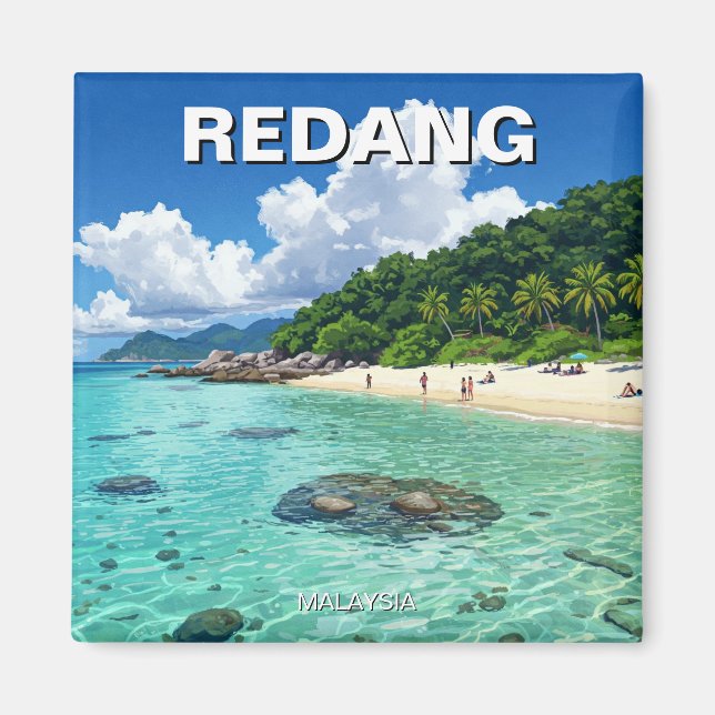 Strand in Redang Malaysia Magnet (Vorne)