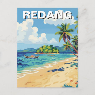 Strand in Redang Malaysia Postkarte