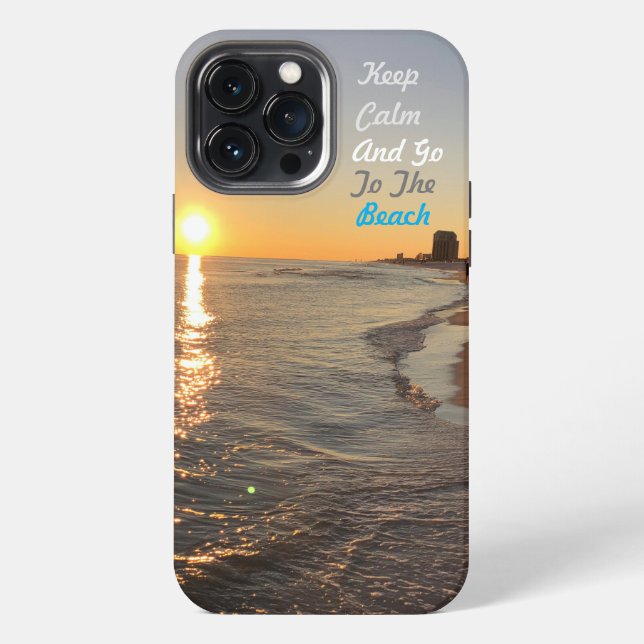 Strand iPhone 13 Pro Max Hülle (Rückseite)