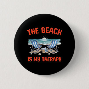 Strand ist Therapie Sommerurlaub Küsten Therapeut Button
