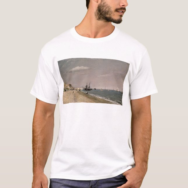 Strand John Constables | Brighton mit Bergmännern, T-Shirt (Vorderseite)