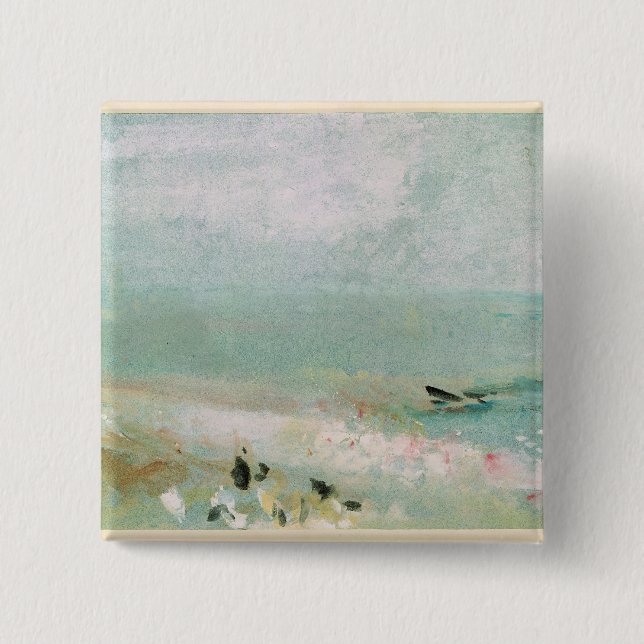 Strand Josephs Mallord William Turner | mit Zahlen Button (Vorderseite)