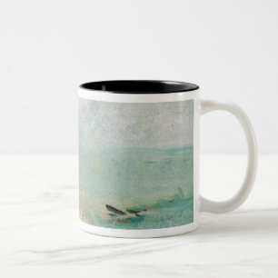Strand Josephs Mallord William Turner   mit Zahlen Zweifarbige Tasse