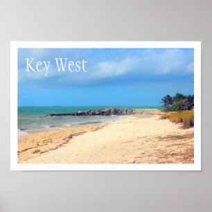 Strand Key West, State Park Fort Zachary Taylor Poster
