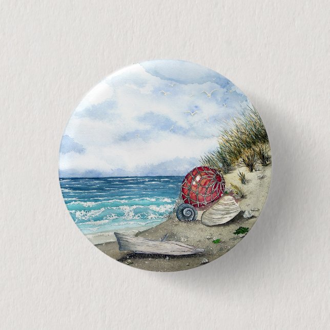 Strand-Knopf Button (Vorderseite)