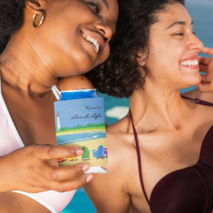 Strand-Leben-personalisierte Dose cooler Dosenkühler