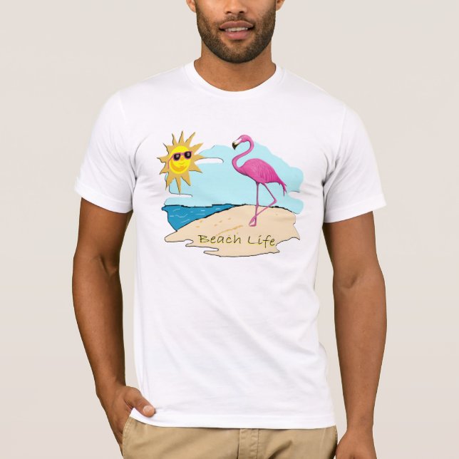 Strand-Leben T-Shirt (Vorderseite)