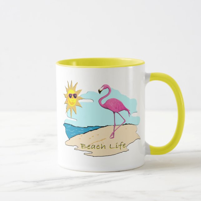 Strand-Leben Tasse (Rechts)