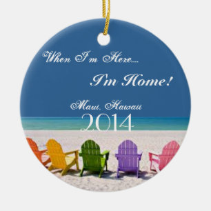 STRAND-LIEBHABER-GESCHENK-VERZIERUNG Souveneir Keramik Ornament