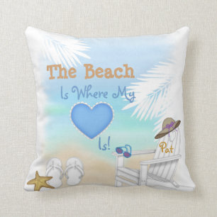 Strand-Liebhaber vervollkommnen Geschenk-Kissen Kissen