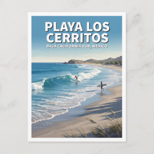 Strand Los Cerritos El Pescadero Mexico Geschenk Postkarte