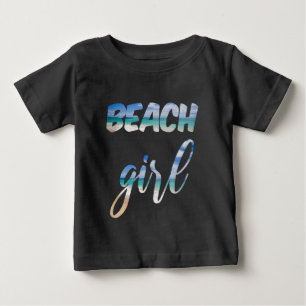 Strand Mädchen Baby T-shirt