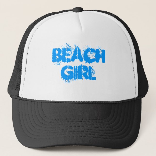 STRAND-MÄDCHEN TRUCKERKAPPE (Vorderseite)
