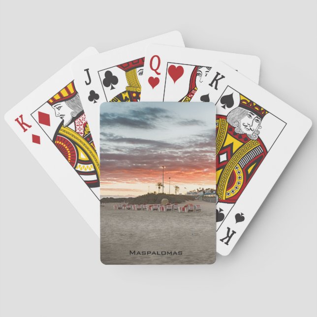 Strand Maspalomas Spielkarten (Rückseite)
