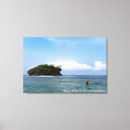 Strand Meer Blaue Himmel Insel Landschaft Foto Rei Leinwanddruck