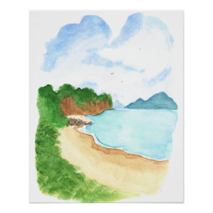 Strand Meer Poster