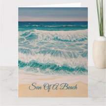 Strand Meer Surfen Sonne eines Strandes Karte