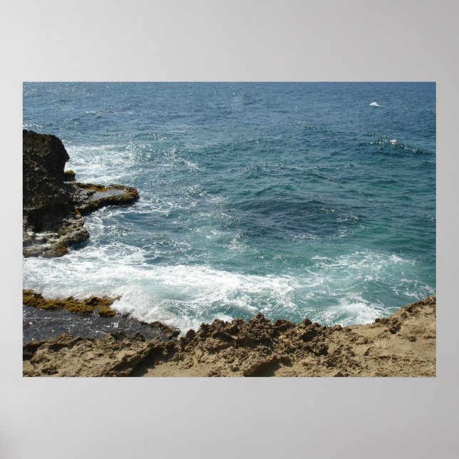 Strand Meeres Poster (Vorne)