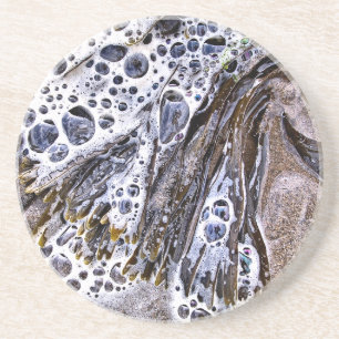 STRAND, MEERESWOCHE, WASSER UND SAND GETRÄNKEUNTERSETZER