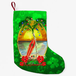 Strand Mele Kalikimaka Kleiner Weihnachtsstrumpf