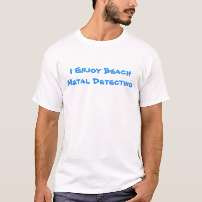 Strand-Metall, das Shirt ermittelt (Vorderseite)