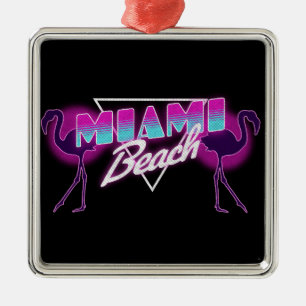 Strand Miami Ornament Aus Metall
