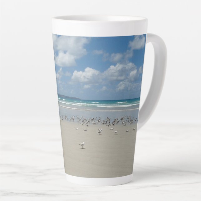 Strand mit Seaguls Milchtasse (Rechte Ecke)