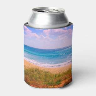 Strand mit Türkis-Blau-Meer Dosenkühler