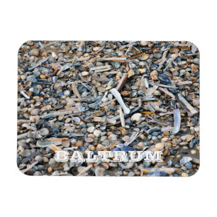 Strand, Muscheln, Driftwood, Baltrum Island Postca Magnet