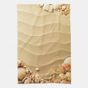 Strand Muscheln Hawaii Sand Küchenhandtuch Geschirrtuch