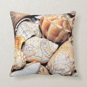Strand-Muschelnthrow-Kissen Kissen