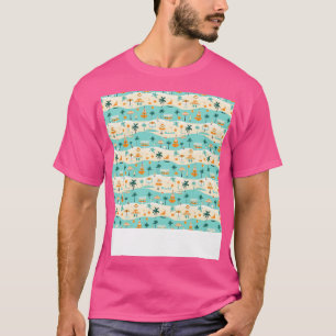 Strand Nahtloses Muster Sommerpalme Tree Waves Coa T-Shirt