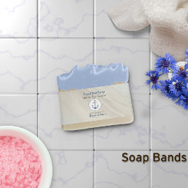 Strand / Nautic Dead Sea Salt Clay Handgemachte Se Einladungsbanderole