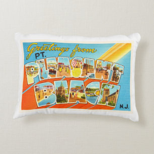 Strand-New-Jersey NJ Pints angenehme Vintage Zierkissen