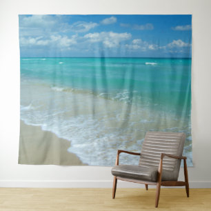 Strand Ozean Landschaft Wandbehang Hintergrund Wandteppich