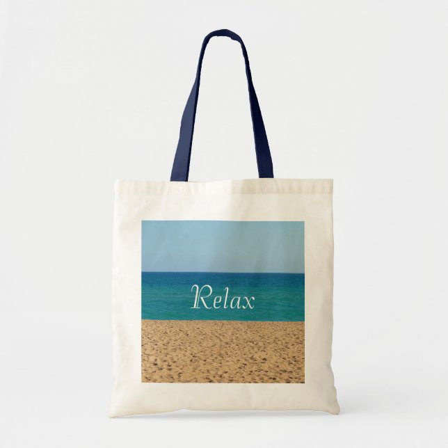 Strand, Ozean, Sky Tasche (Vorne)