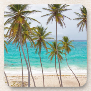 Strand-Palmen Getränkeuntersetzer