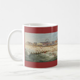 Strand-Panorama Pauls McGehee "Rehoboth - 1925" Kaffeetasse