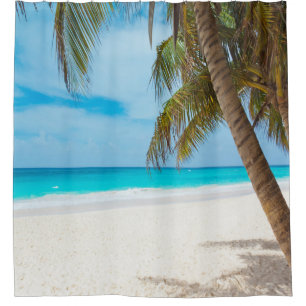 Strand-Paradies-Duschvorhang Duschvorhang