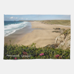 Strand Perranporth, Cornwall-Tuch Geschirrtuch