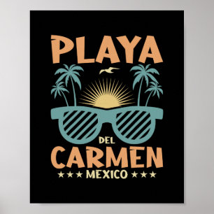 Strand Playa Del Carmen Mexiko Familienurlaub  Poster