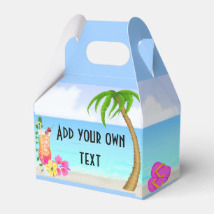 Strand-Pool-Party Goodie Geschenkschachtel