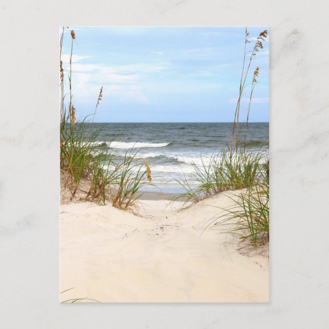 Strand Postkarte (Vorderseite)