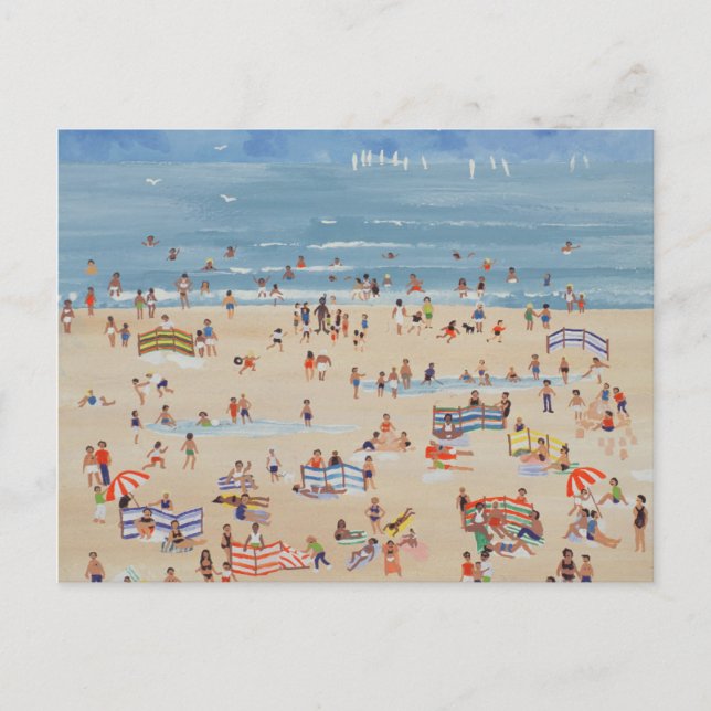 Strand Postkarte (Vorderseite)