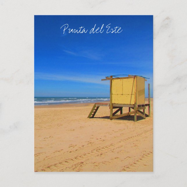 Strand Postkarte (Vorderseite)