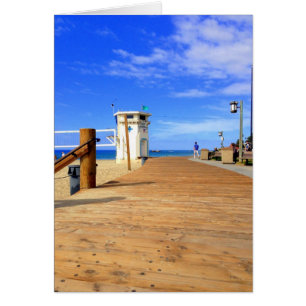 Strand-Promenaden-Karte