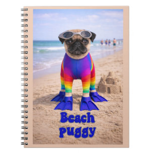 Strand Puggy Notizblock