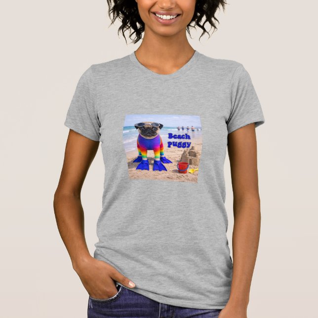 Strand Puggy T-Shirt (Vorderseite)