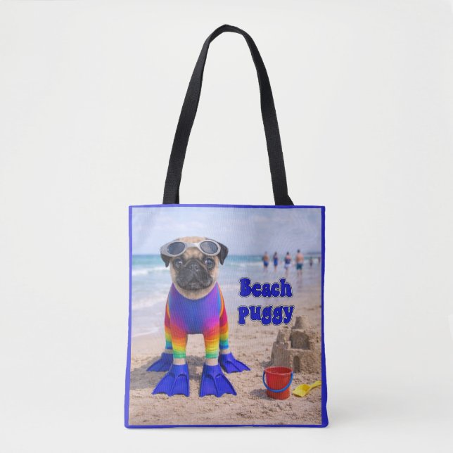 Strand-Puggy Tasche (Vorderseite)