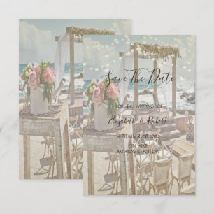 Strand Retro Arbor Lichterkette Save The Date